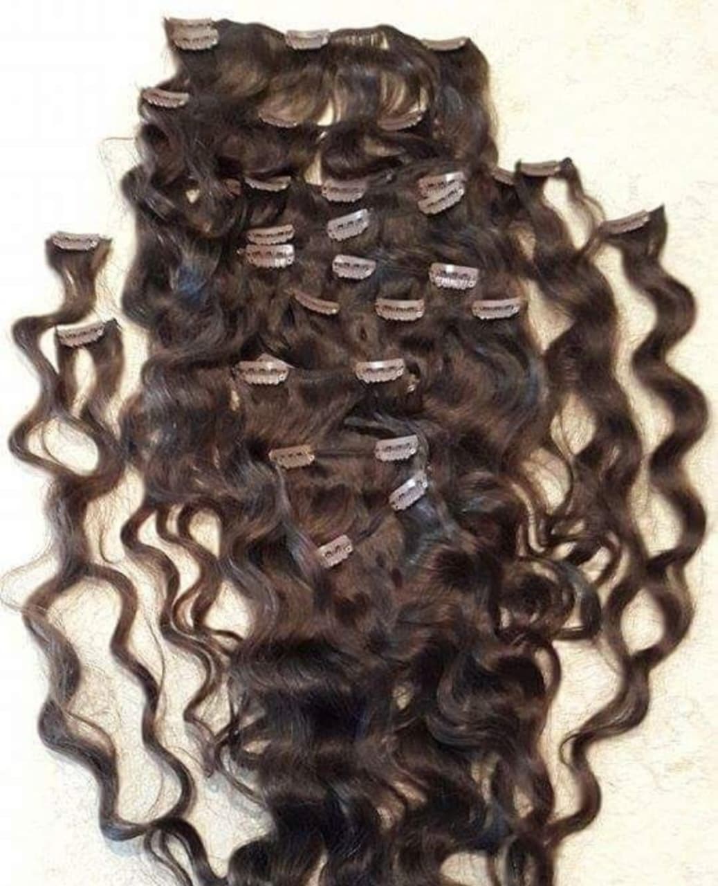 وصلات كلبسات ويفي شعر طبيعي